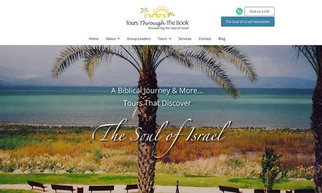 Tours Through the Book website by BVC Web Design