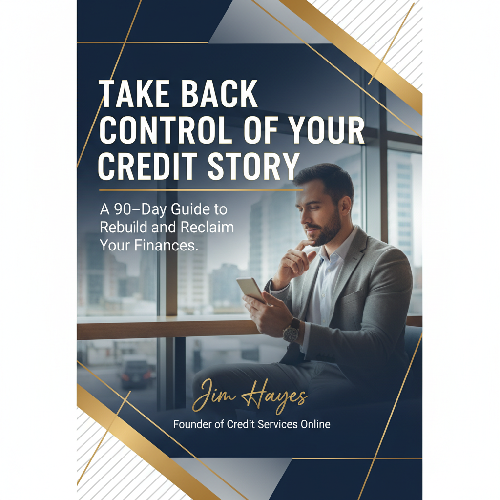 Book cover: Man looking at phone with title 