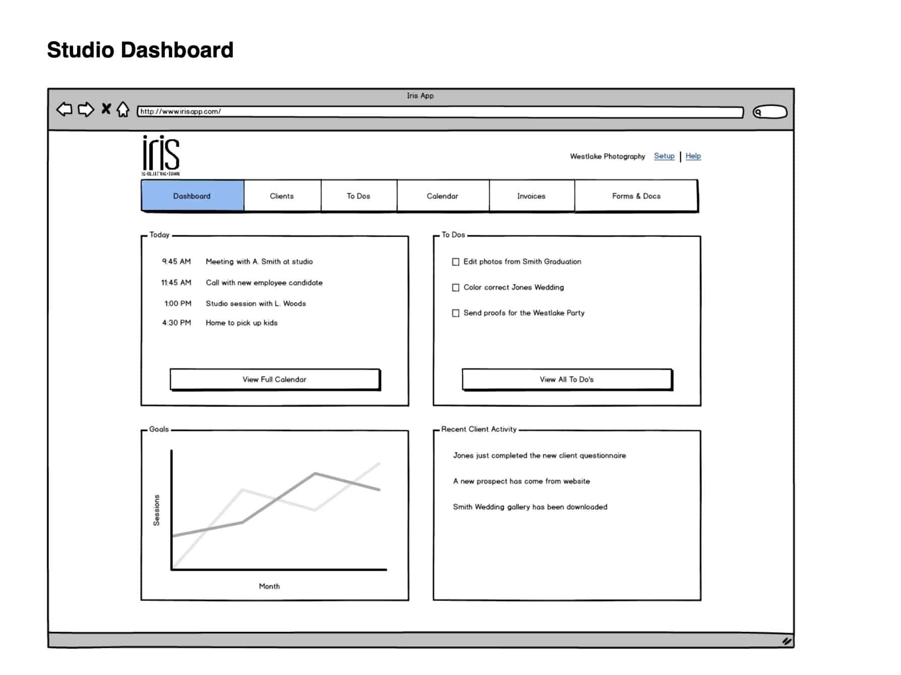 Iris Works Original Wireframe