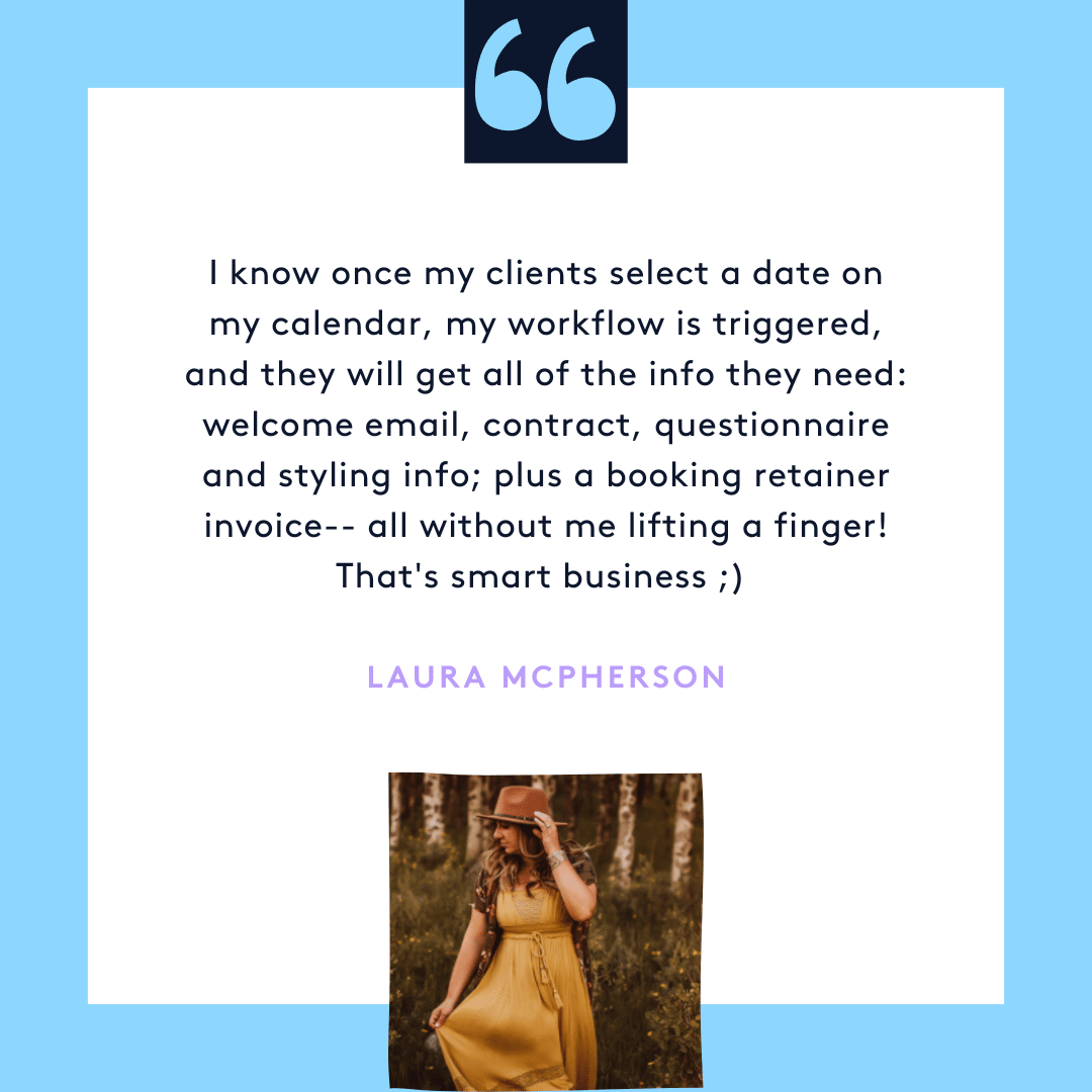 client workflow testimonial - laura