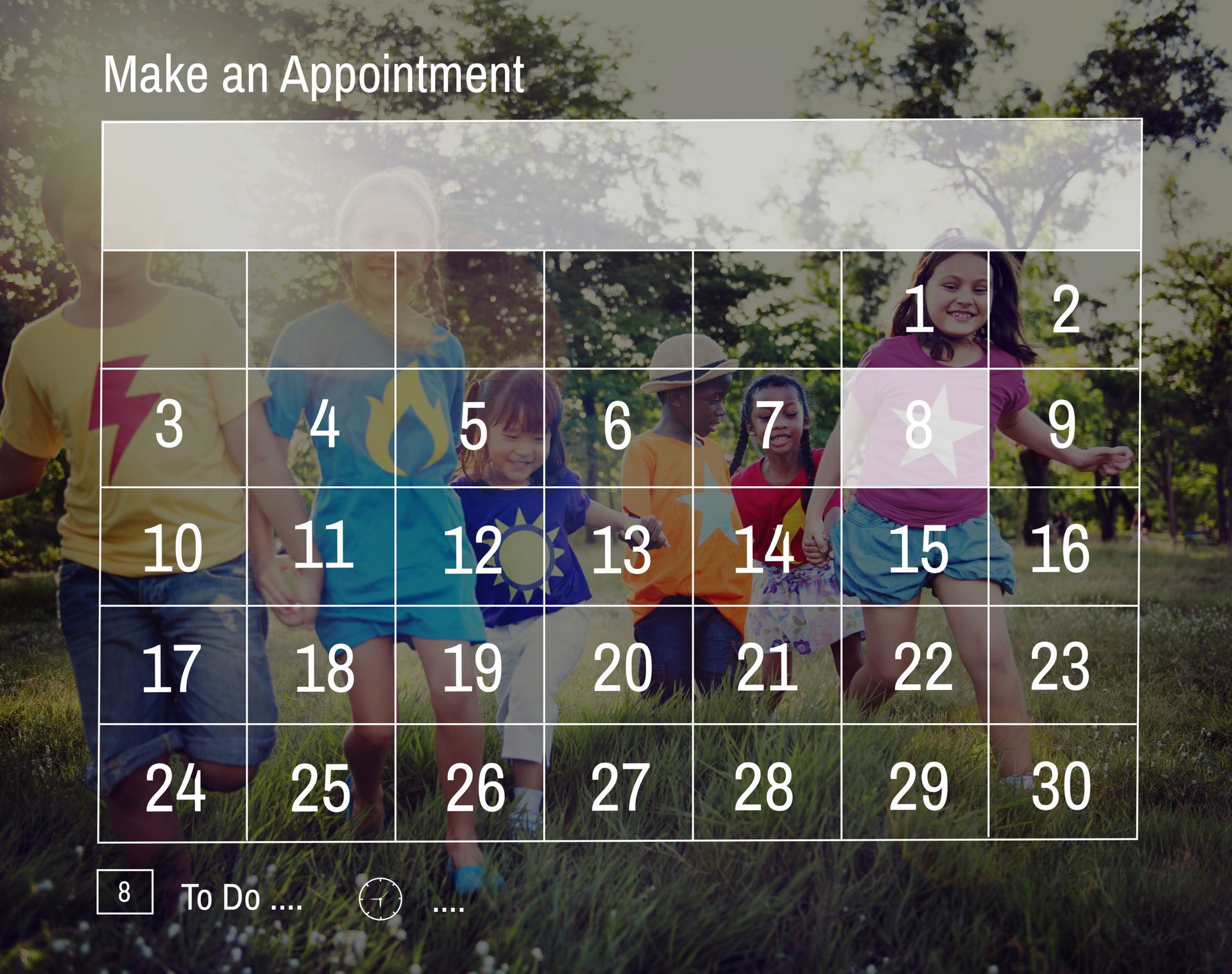 Calendar/make an appointment