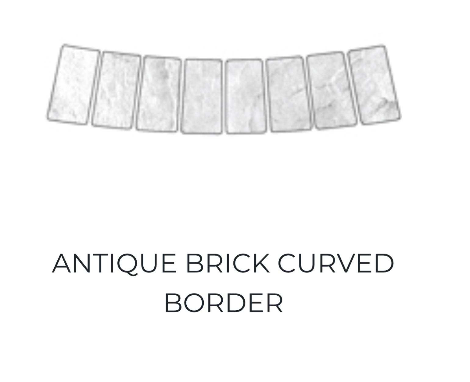 Antique Brick Straight Border