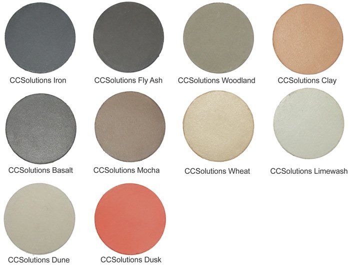 Grey Concrete Colour Chart