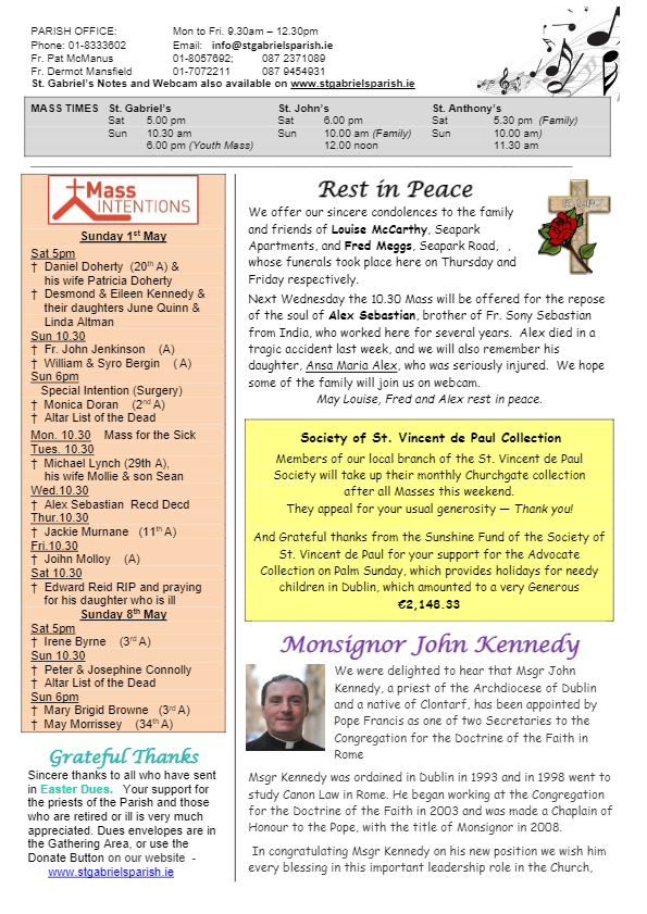 A newspaper with a picture of a man and a cross on it.