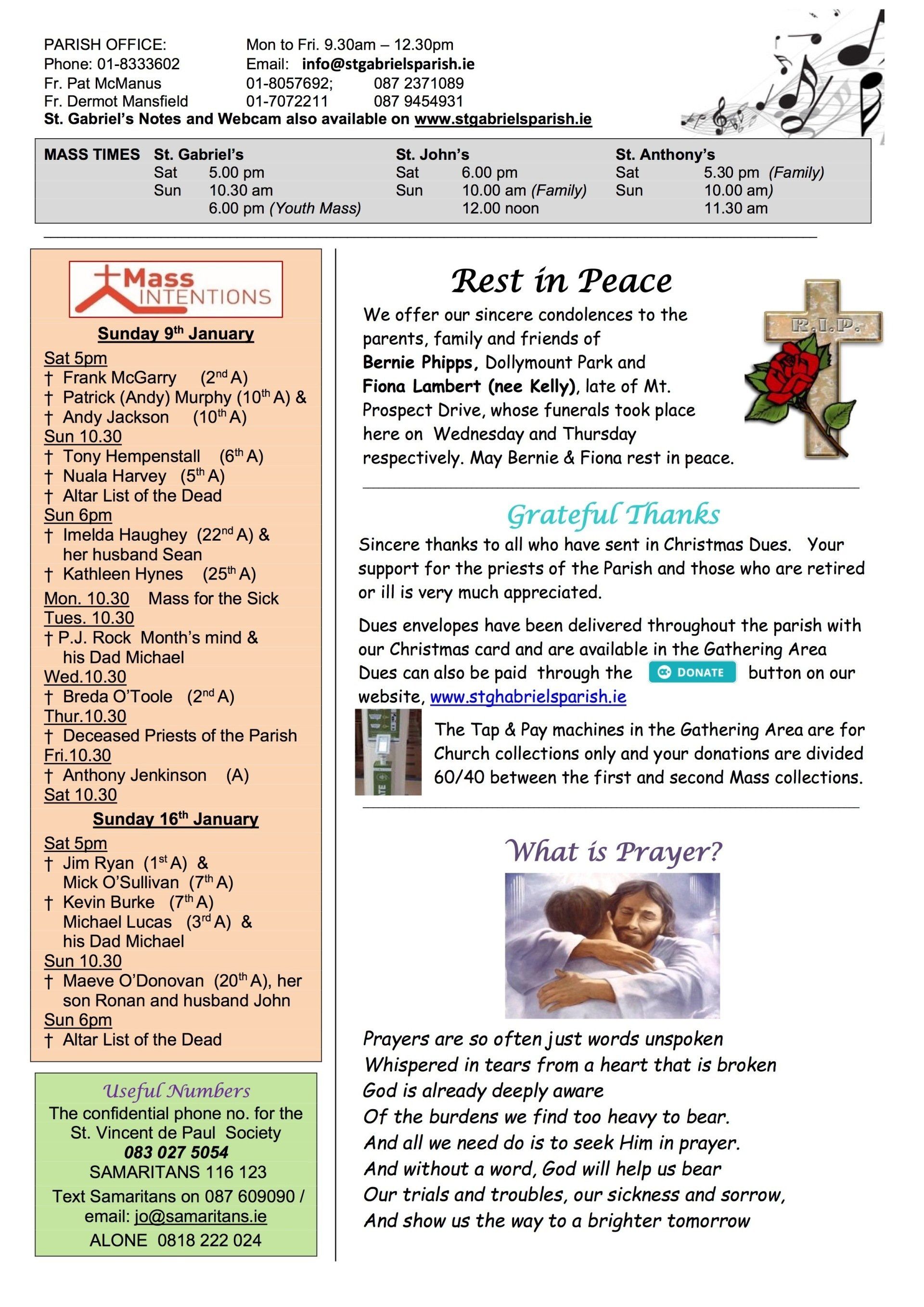 A page with a picture of jesus and a cross on it
