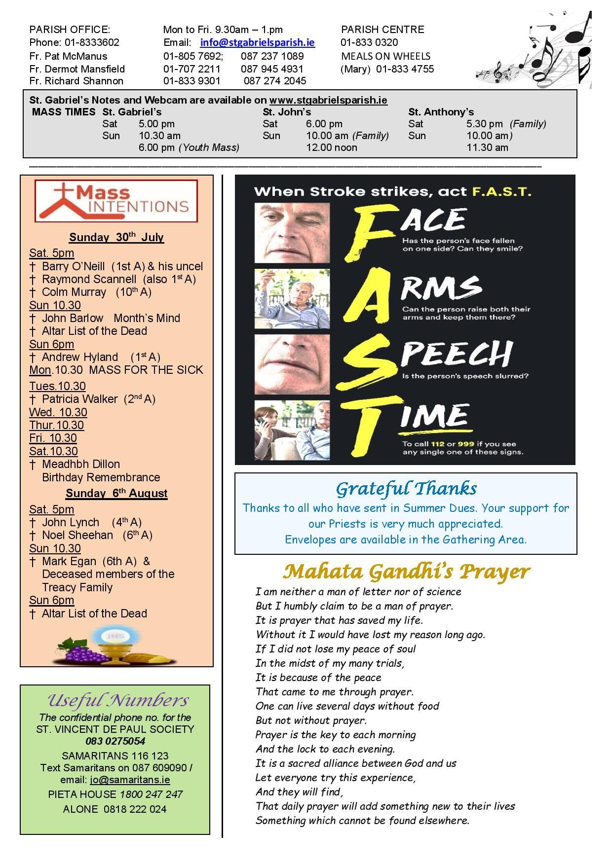 A page of a newspaper with a poster that says face arms speech time