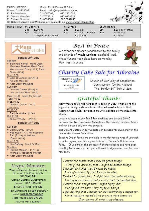 A newspaper with a cross and a rose on it