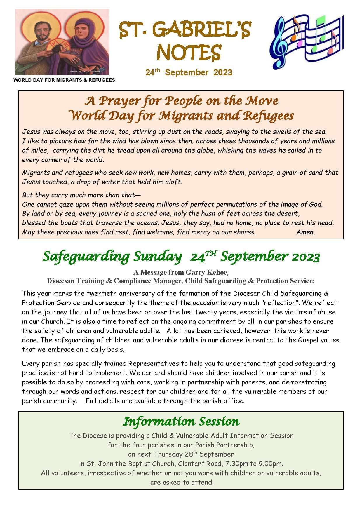 A prayer for people on the move world day for migrants and refugees