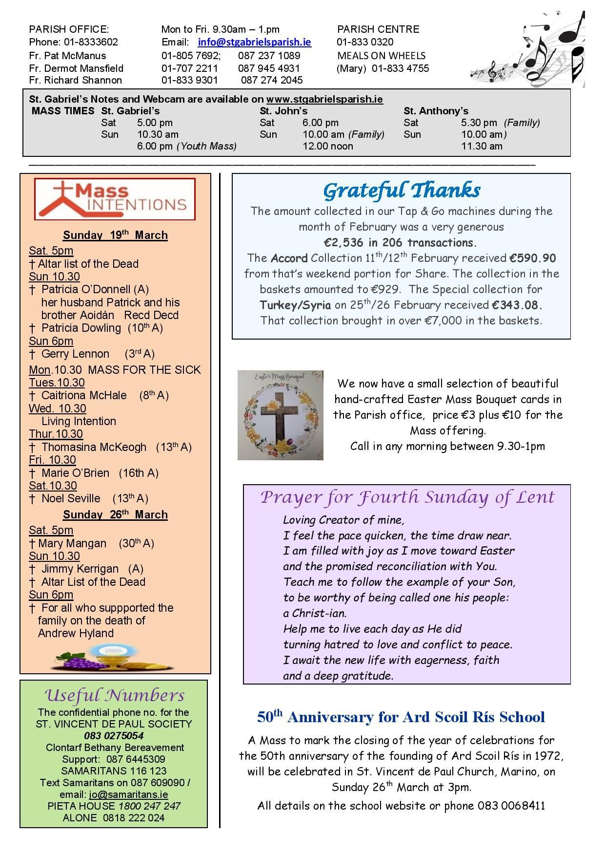 A page of a newspaper with a cross on it