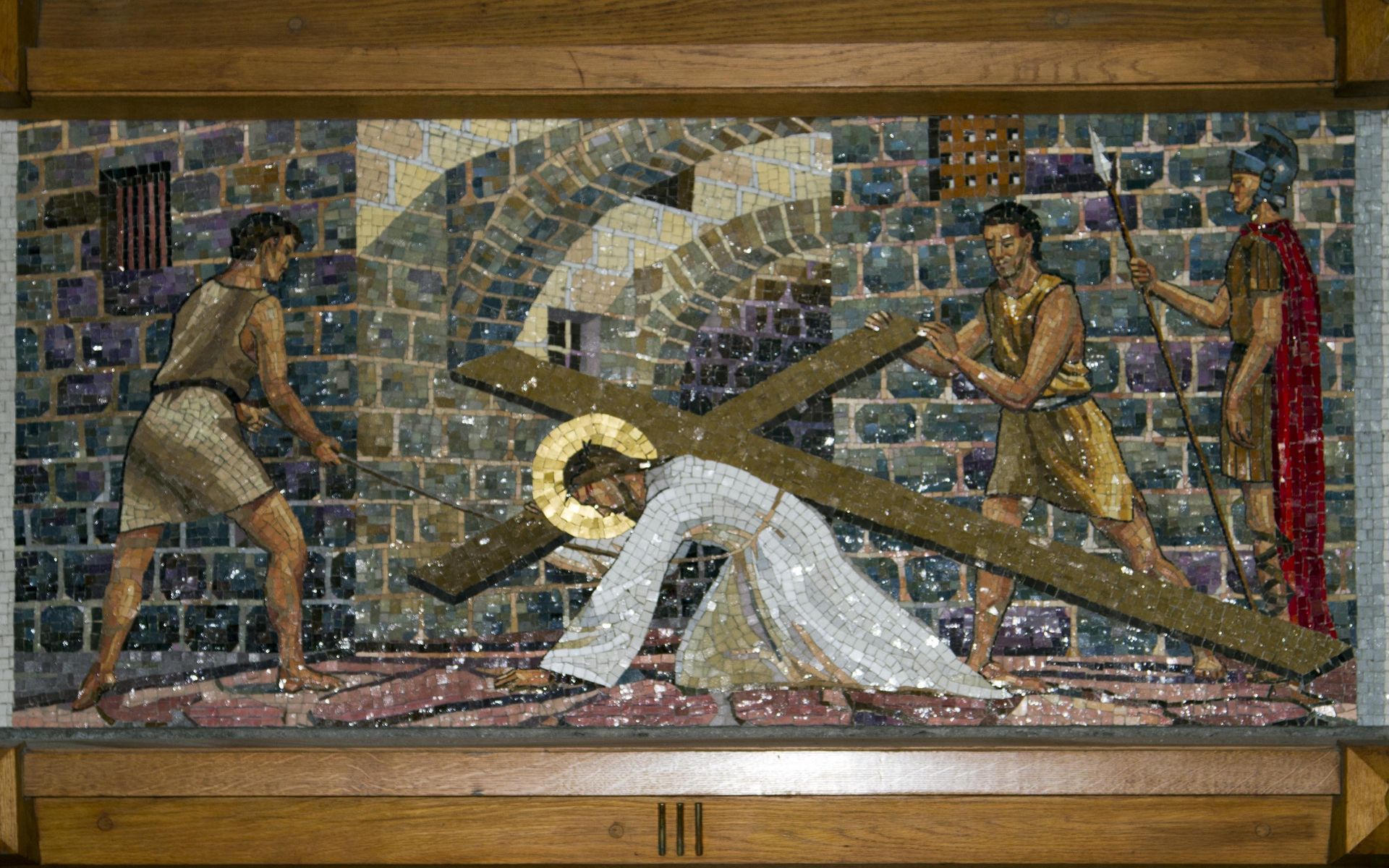 Picture of Third Station: Jesus Falls the First Time