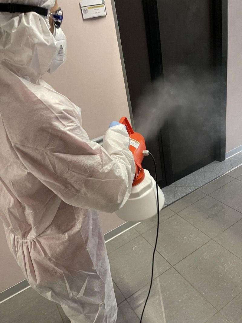 Intervento sanificazione RSA