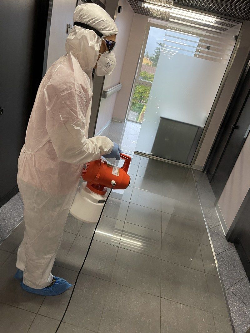 Intervento sanificazione casa di riposo