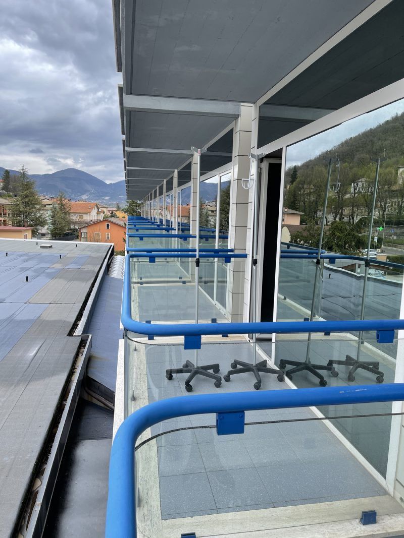 sanificazione spazi esterni casa di riposo