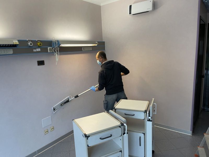 Intervento sanificazione camere casa di riposo