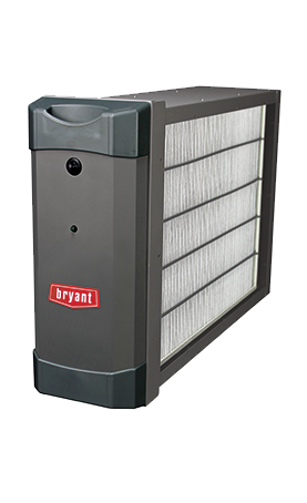 A picture of a bryant air filter on a white background.