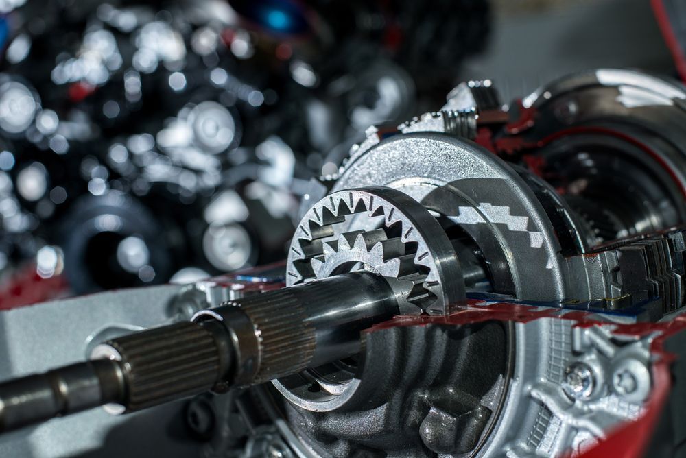 Close-up of a Cutaway View of an Automotive Transmission Showing Gears — Bob Kolln Automotive In Toukley, NSW