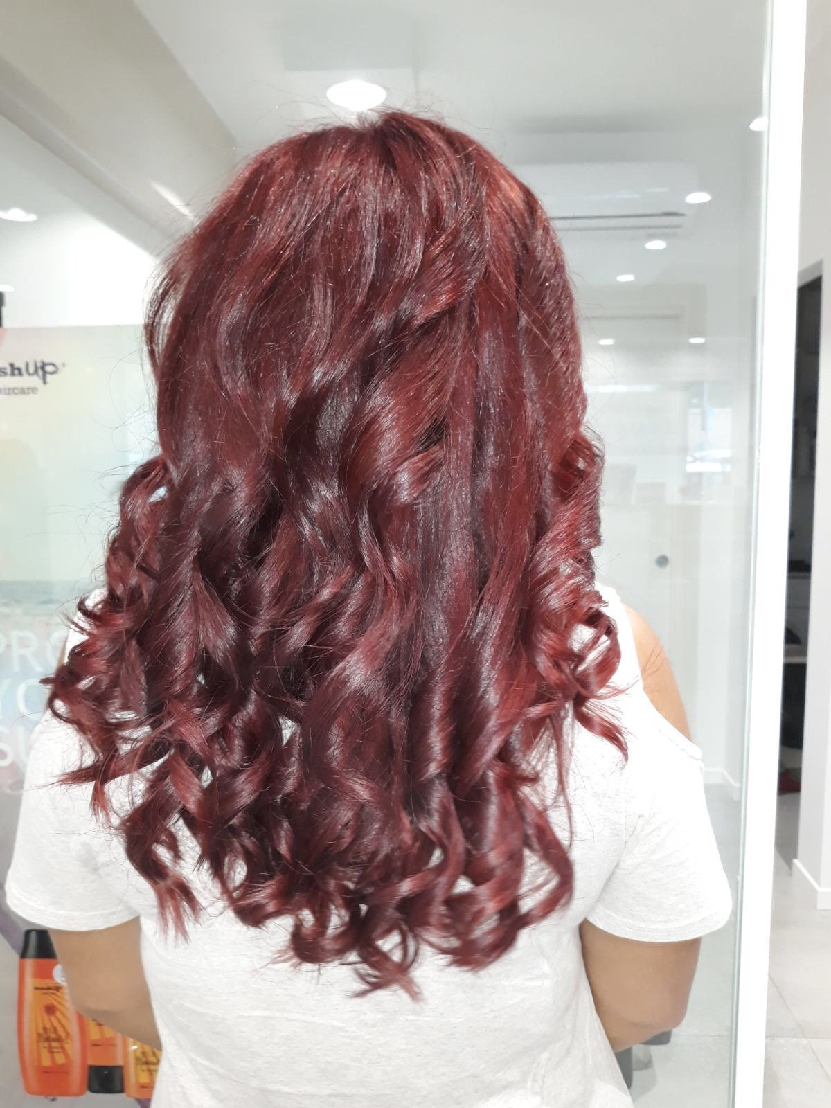 capelli rossi con boccoli