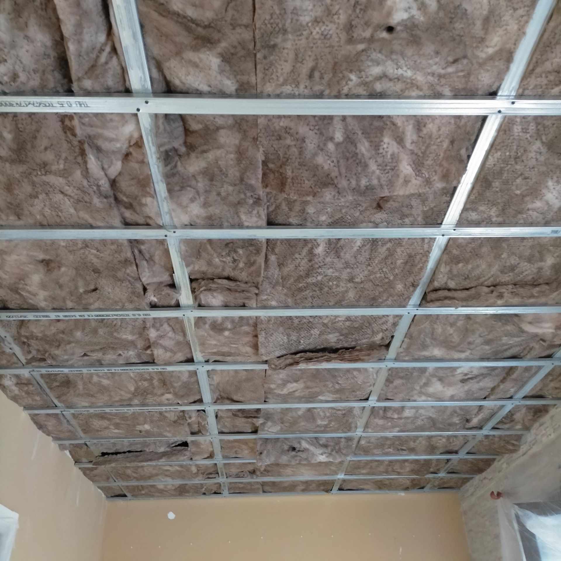 Un techo con mucho aislamiento