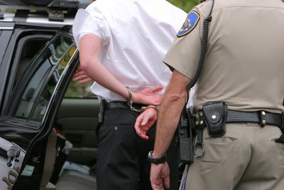 Bail Bonds — Man Arrested With Handcuffs in Savannah, GA