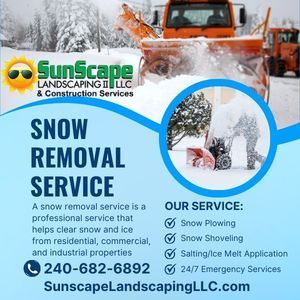 snow removal service in Southern MD