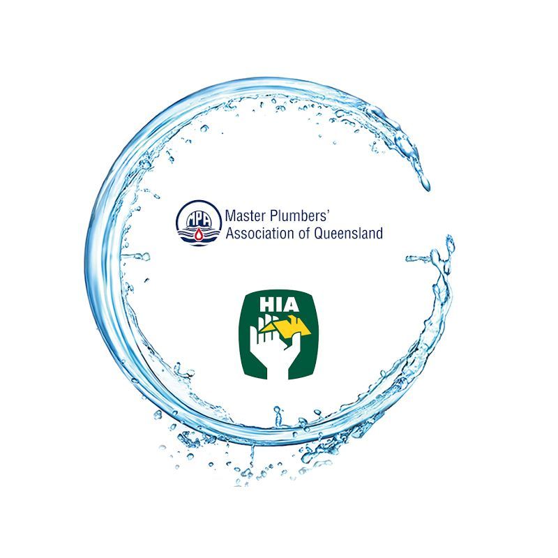 Master Plumbers & HIA Logo — Plumbing In Gulliver, QLD