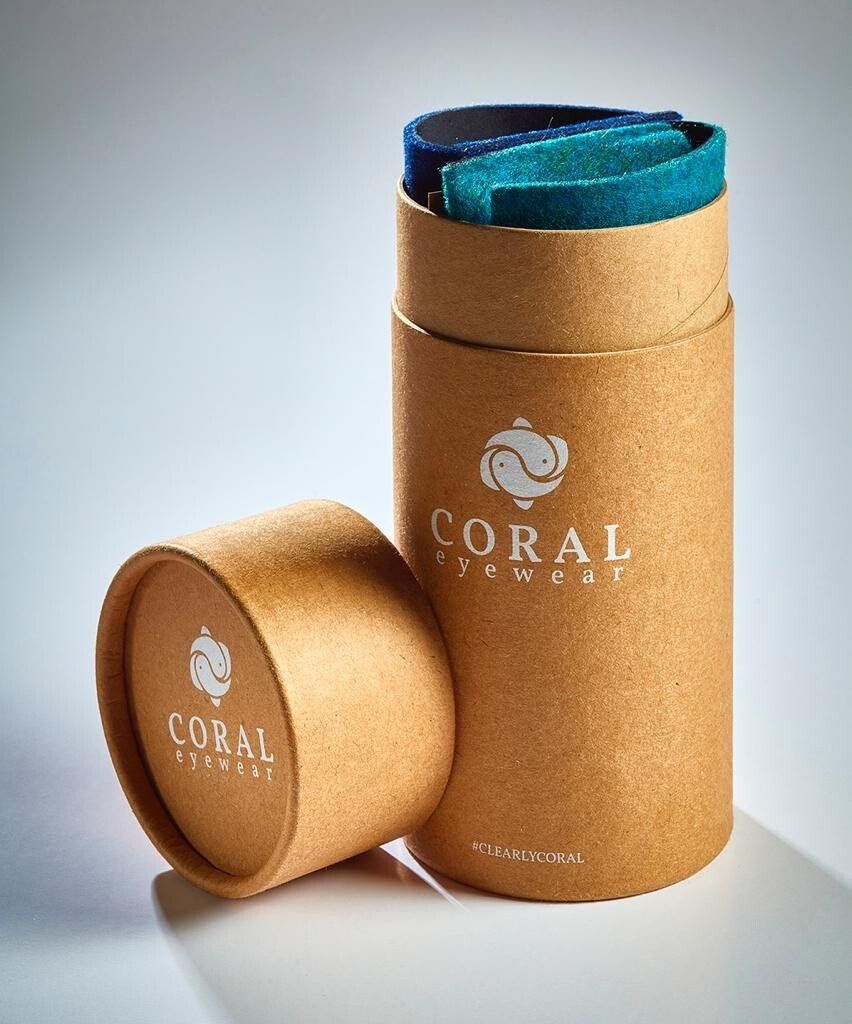 Coral glasses case
