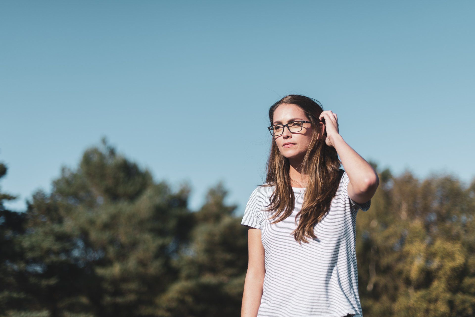 person wearing Coral glasses 2