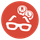 glasses and contacts icon