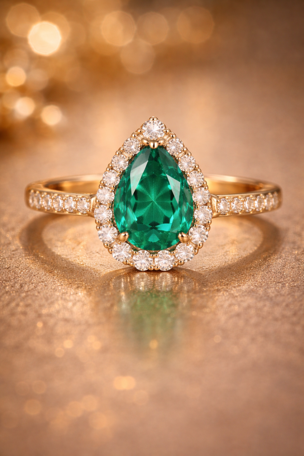 Bruid in een versierde trouwjurk, met witte schoenen versierd met kristallen.