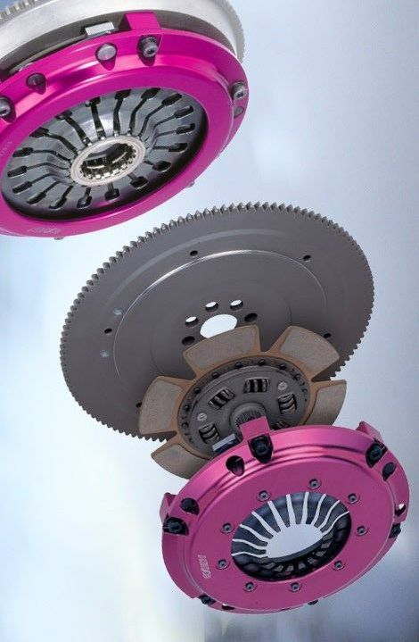 A Close Up Of a Pink and White Clutch — Currajong Brake Parts Pty Ltd In Currajong, QLD
