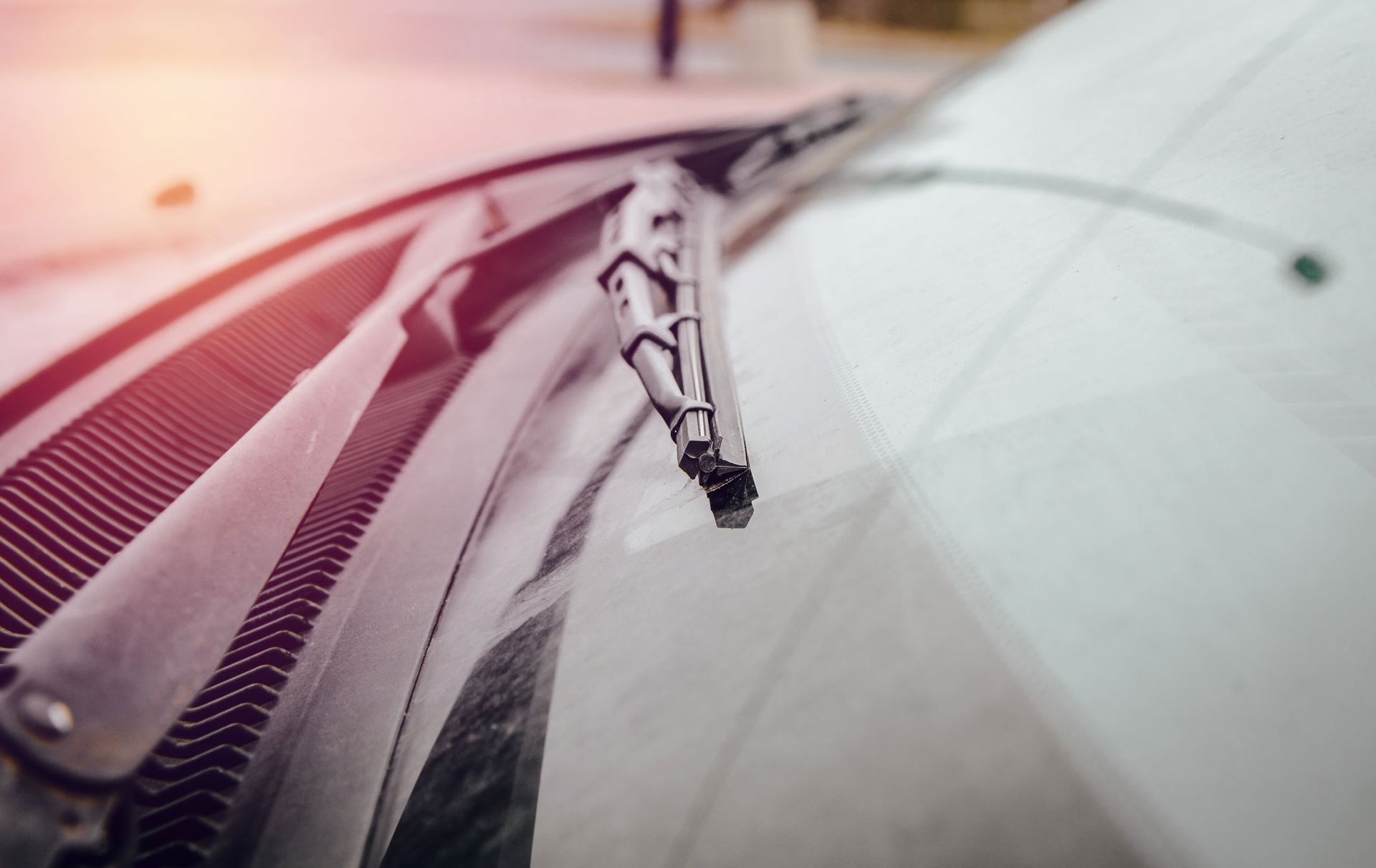 Close-Up Of A Car Windshield Wiper — Waipahu, HI — Leeward Auto Glass