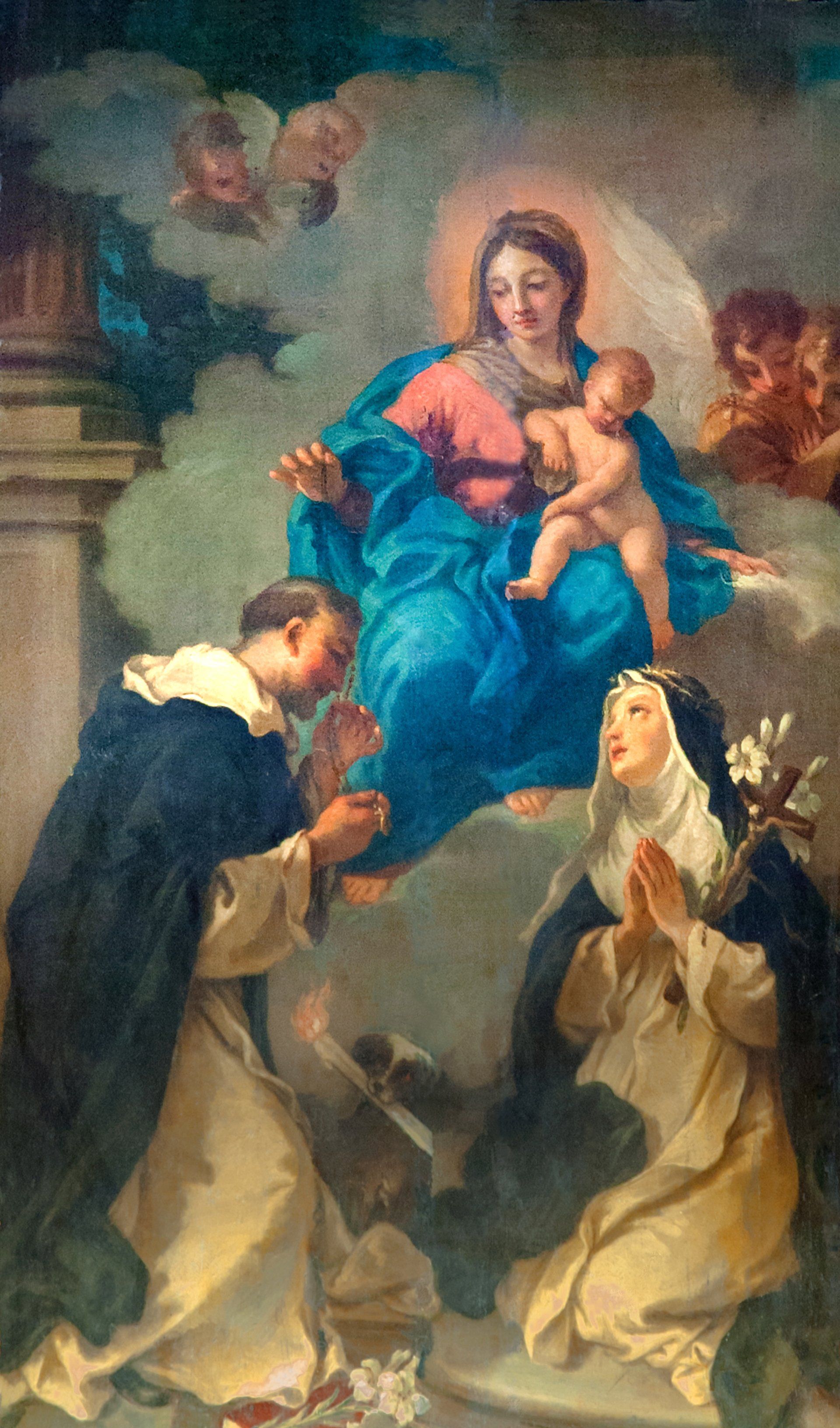Vergine del SS. Rosario di S. Ceccarini (1748) foto G. Alfonsi