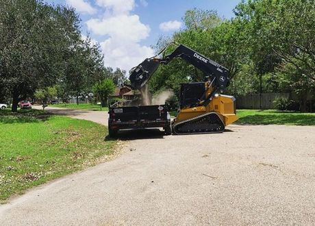 Ongoing road excavation — Edinburg, TX — Lone Star Asphalt Services LLC