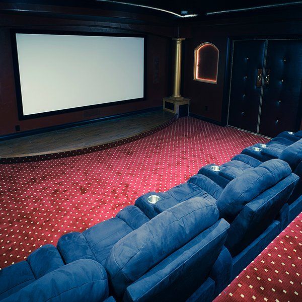 Large Screen Home Theater Room — Lansdale, PA — Gentry Builders