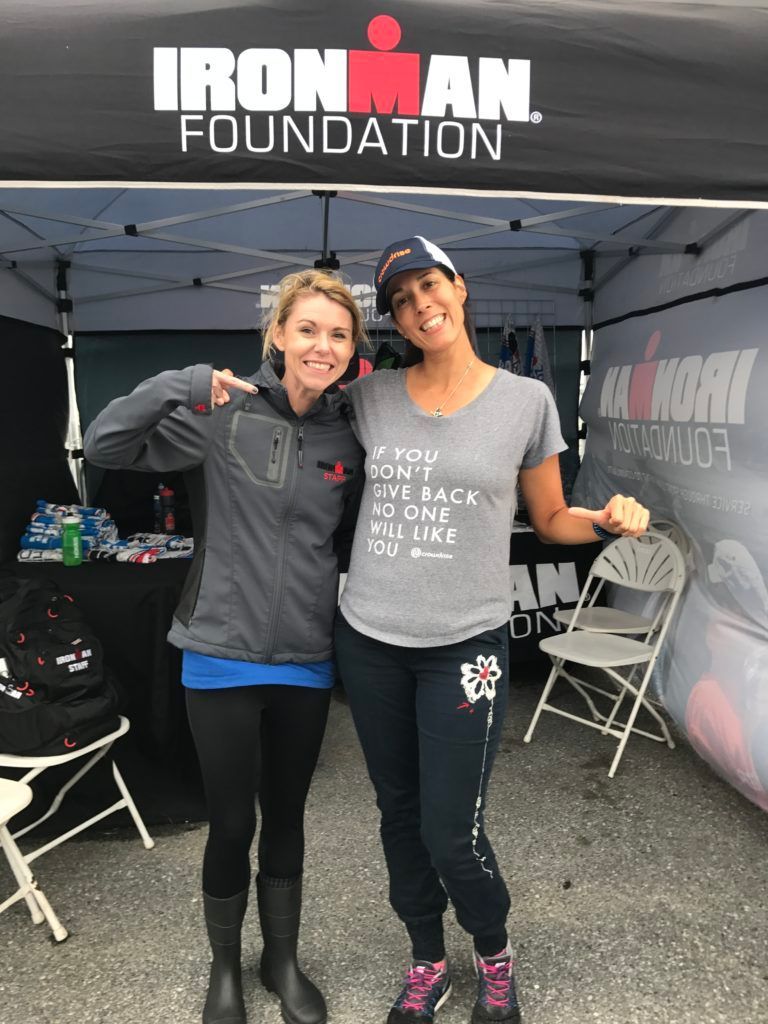 We were so honored to meet one of our Your Journey, Your Cause, Fundraisers who was sporting her Crowdrise Fundraising shirt!