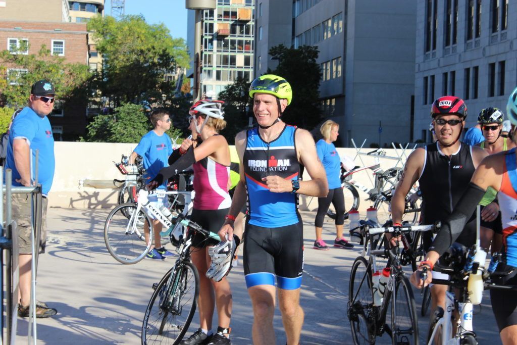 Top Fundraiser Rhett Bratt looks ready to tackle the 112 mile bike!