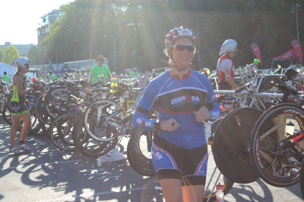 TEAM IMF Athlete, Erica Maynard-Uliasz, is ready to have a great bike ride!