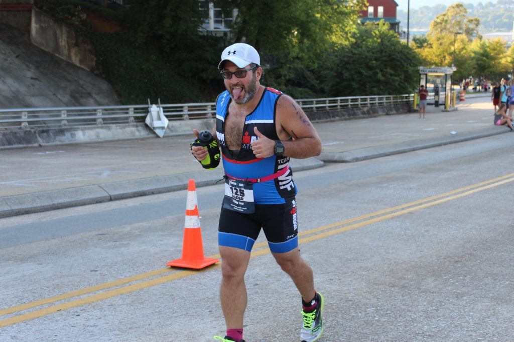 TEAM IMF Athlete, Alan Hirsch, is pumped to be on the last leg of the IRONMAN!