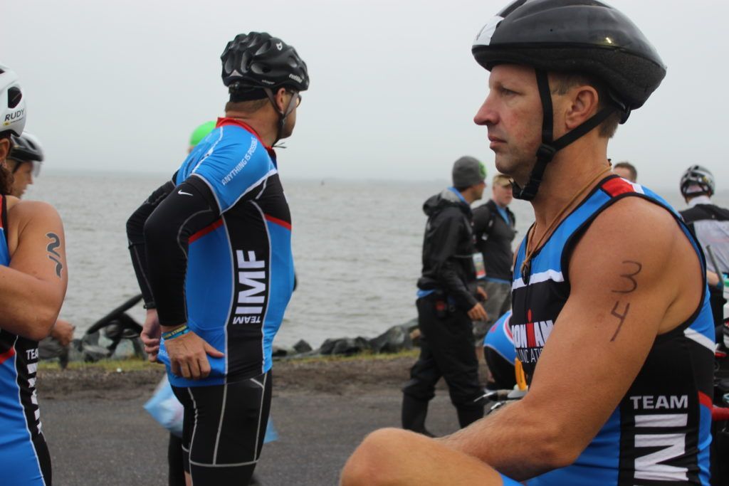 Victor is in the zone- he crushed that 104 mile bike ride!