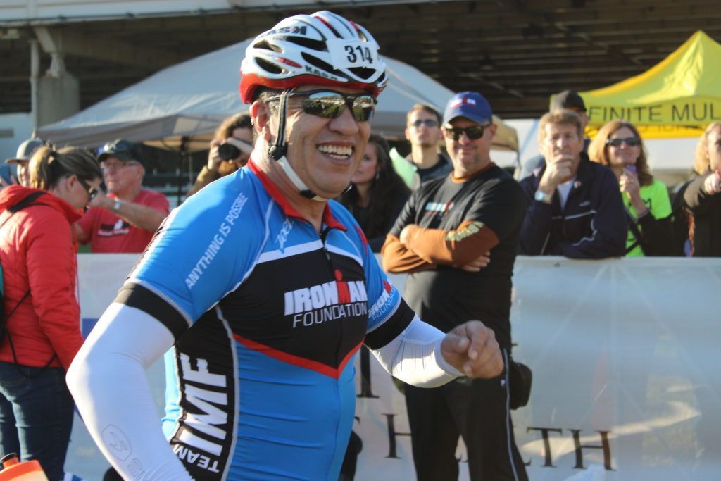 TEAM IMF Ambassador, Carlos Cuellar, flashes a smile in T1.