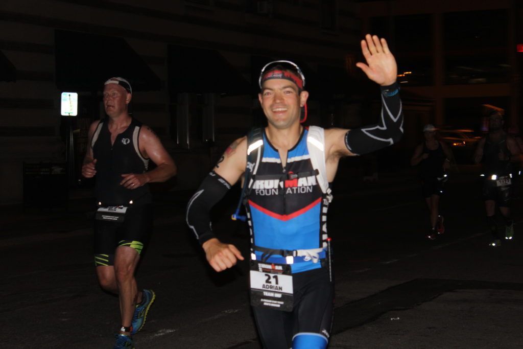 TEAM IMF Athlete Adrian Bilyk is within a mile of his first IRONMAN Finish Line!!!