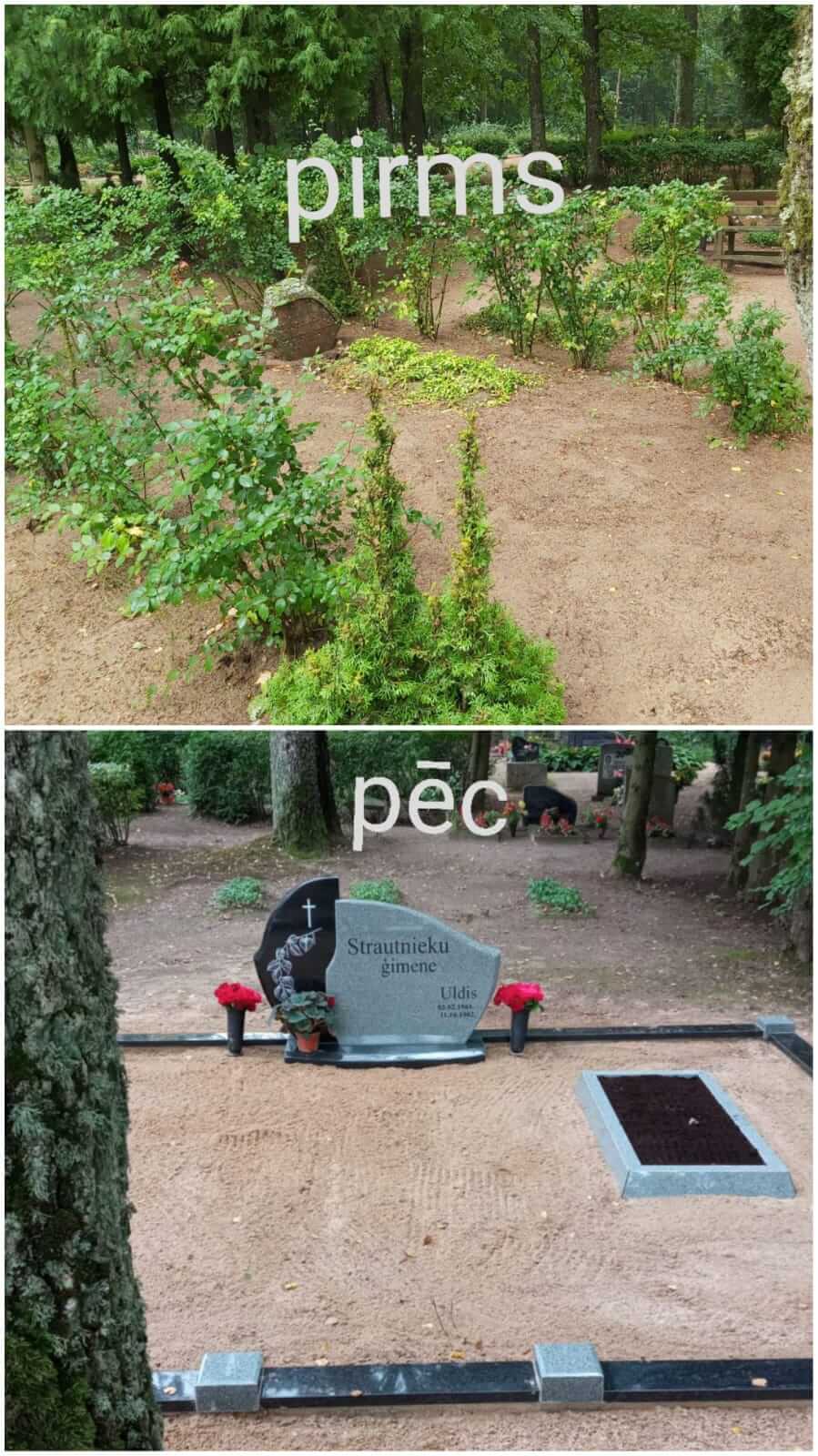 Kapu labiekārtošana