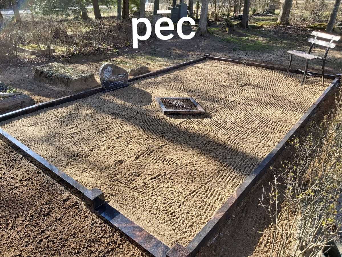 Kapu labiekārtošana, pirms/pēc 2