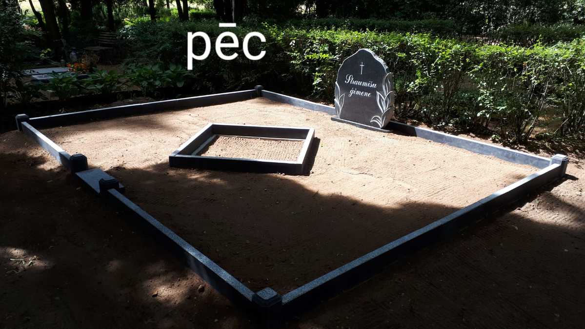 Kapu labiekārtošana, pirms/pēc 2