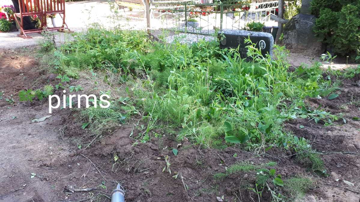 Kapu labiekārtošana, pirms/pēc