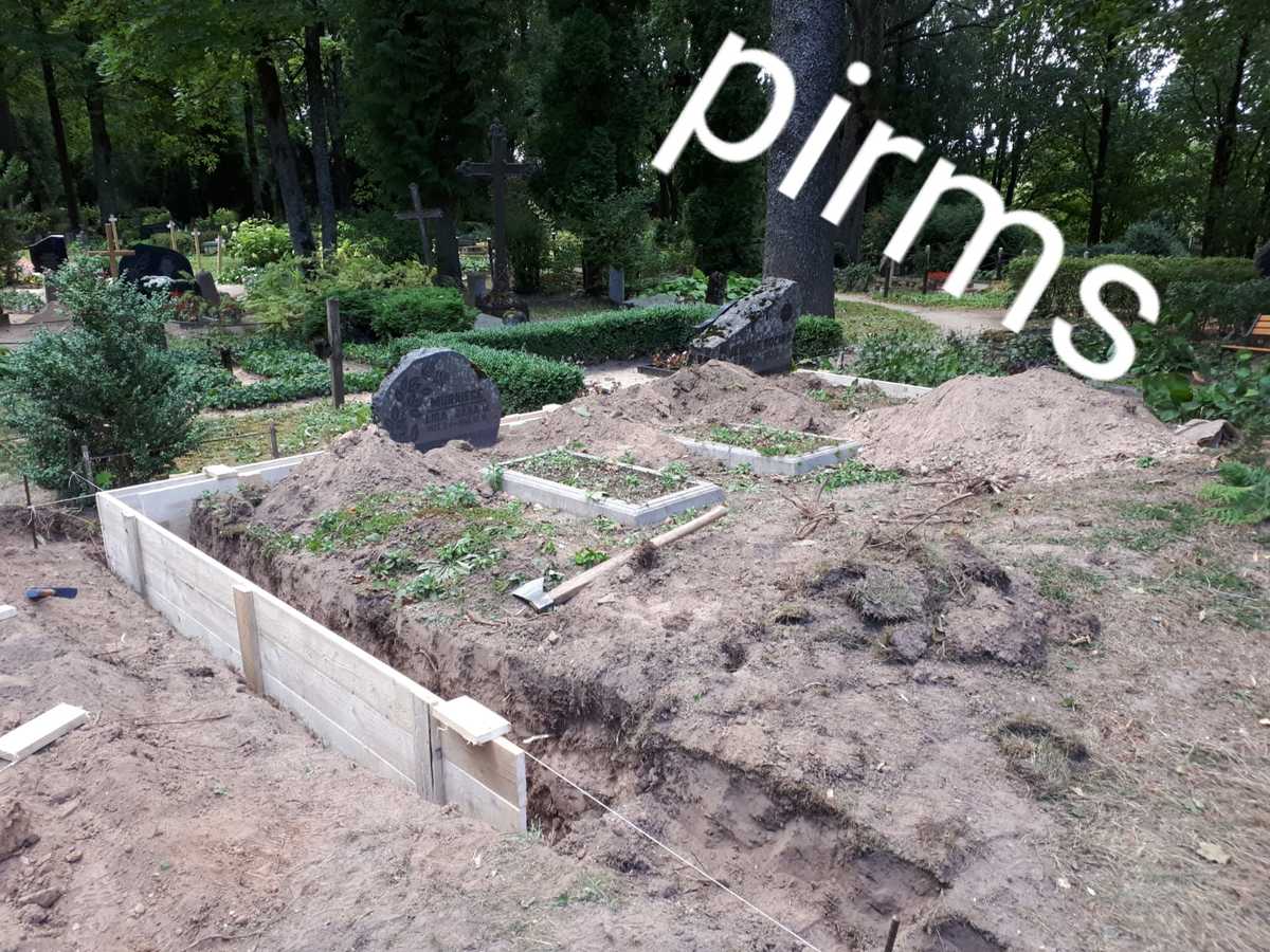 Kapu labiekārtošana, pirms/pēc