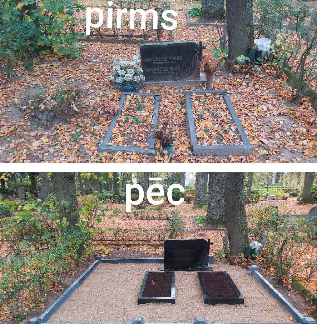 Kapu labiekārtošana