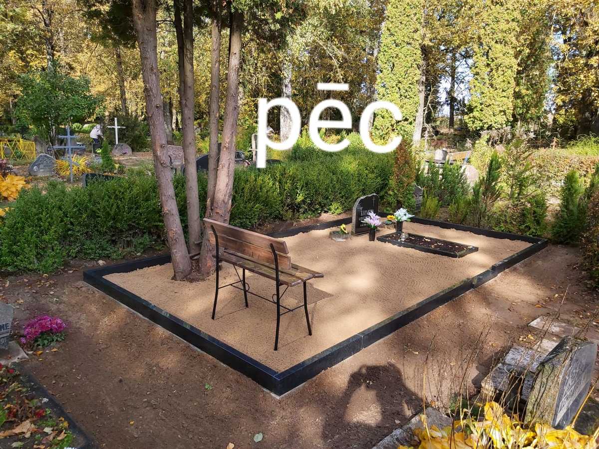 Kapu labiekārtošana, pirms/pēc 2