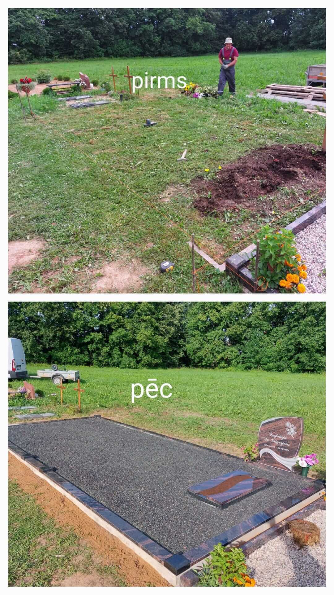 Kapu labiekārtošana