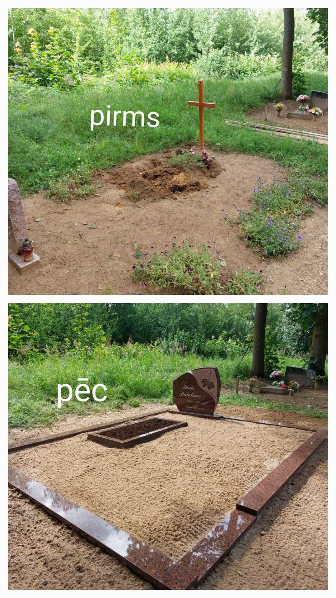 Kapu labiekārtošana